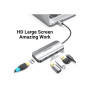 Концентратор Vention USB 3.1 Type-C to HDM/USB 3.0х3//PD 100W 5-in-1 (THFHB) Концентратор Vention USB 3.1 Type-C to HDM/USB 3.0х3//PD 100W 5-in-1 (THFHB)