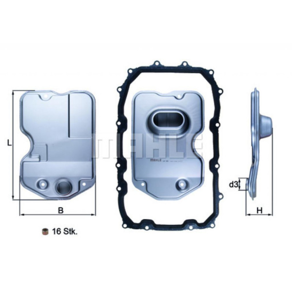 Трансмісійний фільтр Mahle HX160KIT