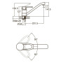 Змішувач AQUATICA MJ-2B229C Змішувач AQUATICA MJ-2B229C