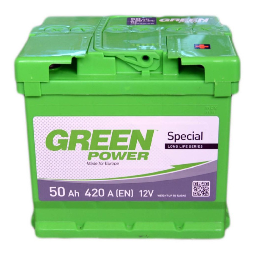 Акумулятор автомобільний GREEN POWER 50Ah (000022355)