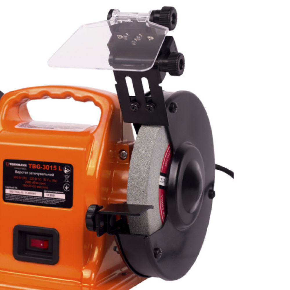 Верстат заточувальний Tekhmann TBG-3015 L 300Вт коло 150мм 2980об/хв 7.5кг