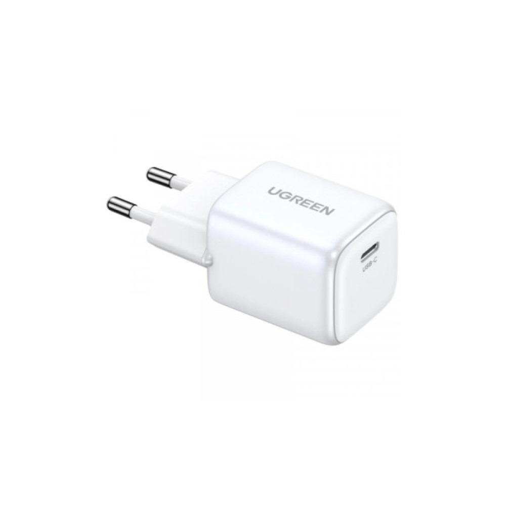 Зарядний пристрій Ugreen CD319 Nexode Mini USB-C PD30W GaN White (15326)