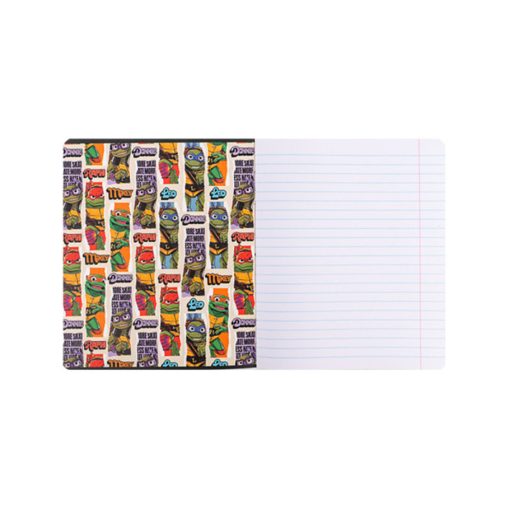 Зошит Kite Ninja Turtles, 12 аркушів, лінія (NT24-234)