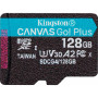 Карта пам'яті Kingston 128GB microSDXC сlass 10 UHS-I U3 V30 A2 Canvas Go Plus G4 (SDCG4/128GBSP) Карта пам'яті Kingston 128GB microSDXC сlass 10 UHS-I U3 V30 A2 Canvas Go Plus G4 (SDCG4/128GBSP)