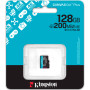 Карта пам'яті Kingston 128GB microSDXC сlass 10 UHS-I U3 V30 A2 Canvas Go Plus G4 (SDCG4/128GBSP) Карта пам'яті Kingston 128GB microSDXC сlass 10 UHS-I U3 V30 A2 Canvas Go Plus G4 (SDCG4/128GBSP)