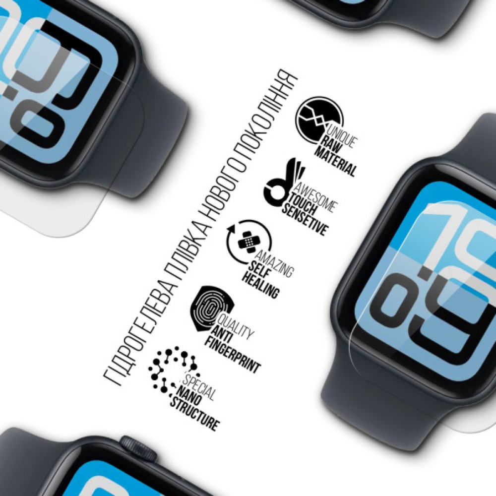 Плівка захисна Armorstandart hydrogel Apple Watch SE 3 2025 40mm 6 pcs (ARM88735)