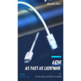 Дата кабель USB-C to USB-C 1.0m PD-B83a 60W Proda (PD-B83a-WHT) Дата кабель USB-C to USB-C 1.0m PD-B83a 60W Proda (PD-B83a-WHT)