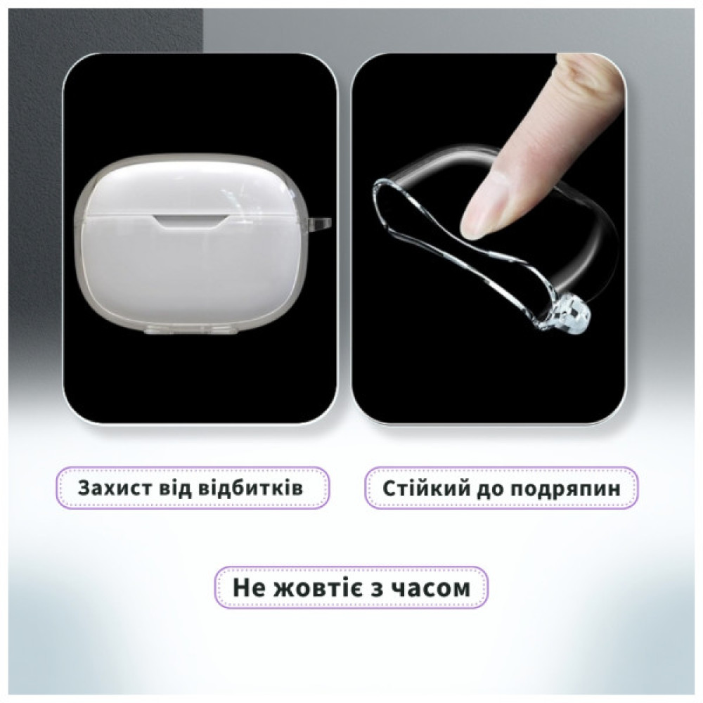 Чохол для навушників BeCover для JBL Tune Beam 2 Transparent (714826)