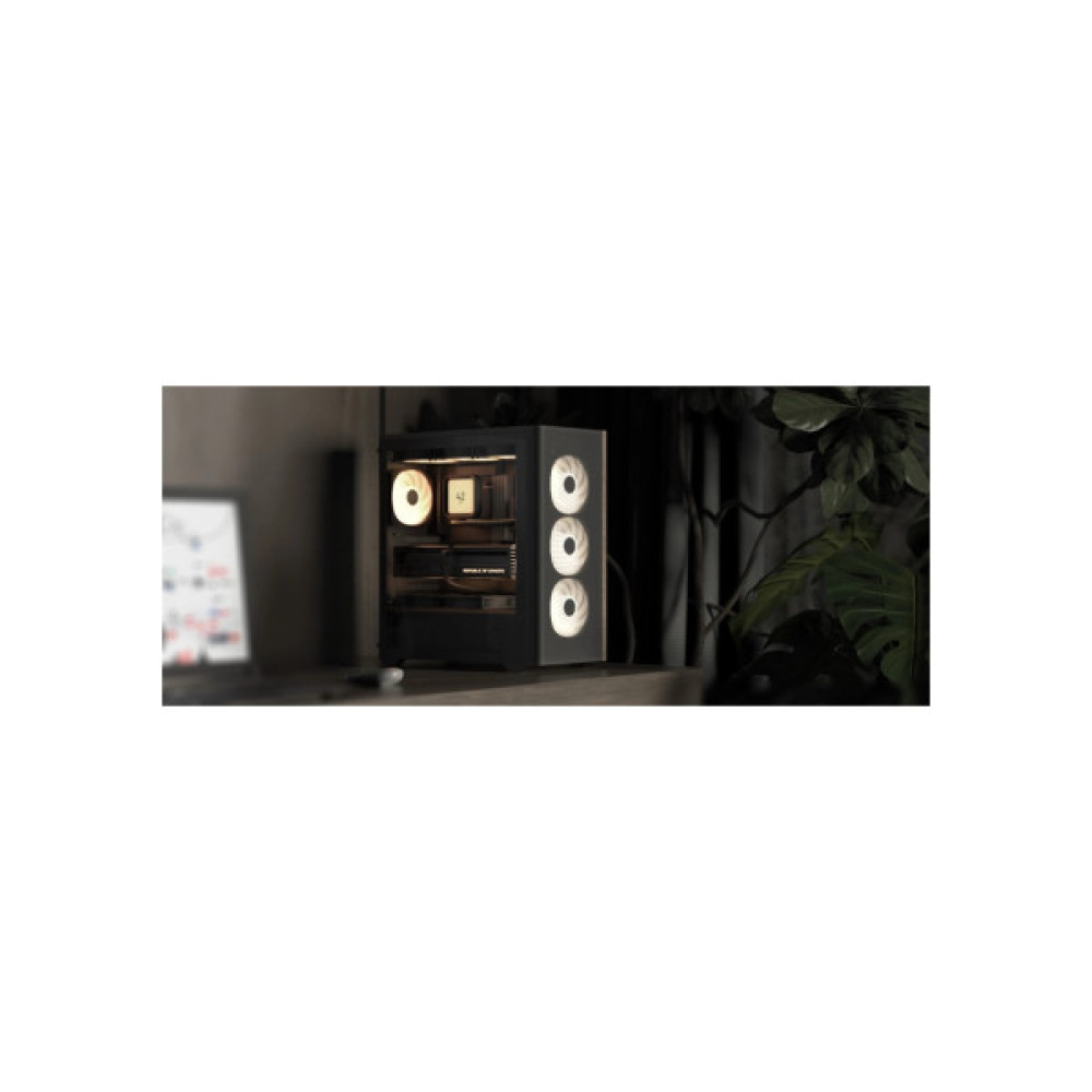 Корпус для ПК AeroCool D501A-G-BK-v2 Black (ACCM-DS01043.11)