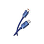 Дата кабель USB-C to USB-C 1.2m 100W blue Baseus (CAJY000603)