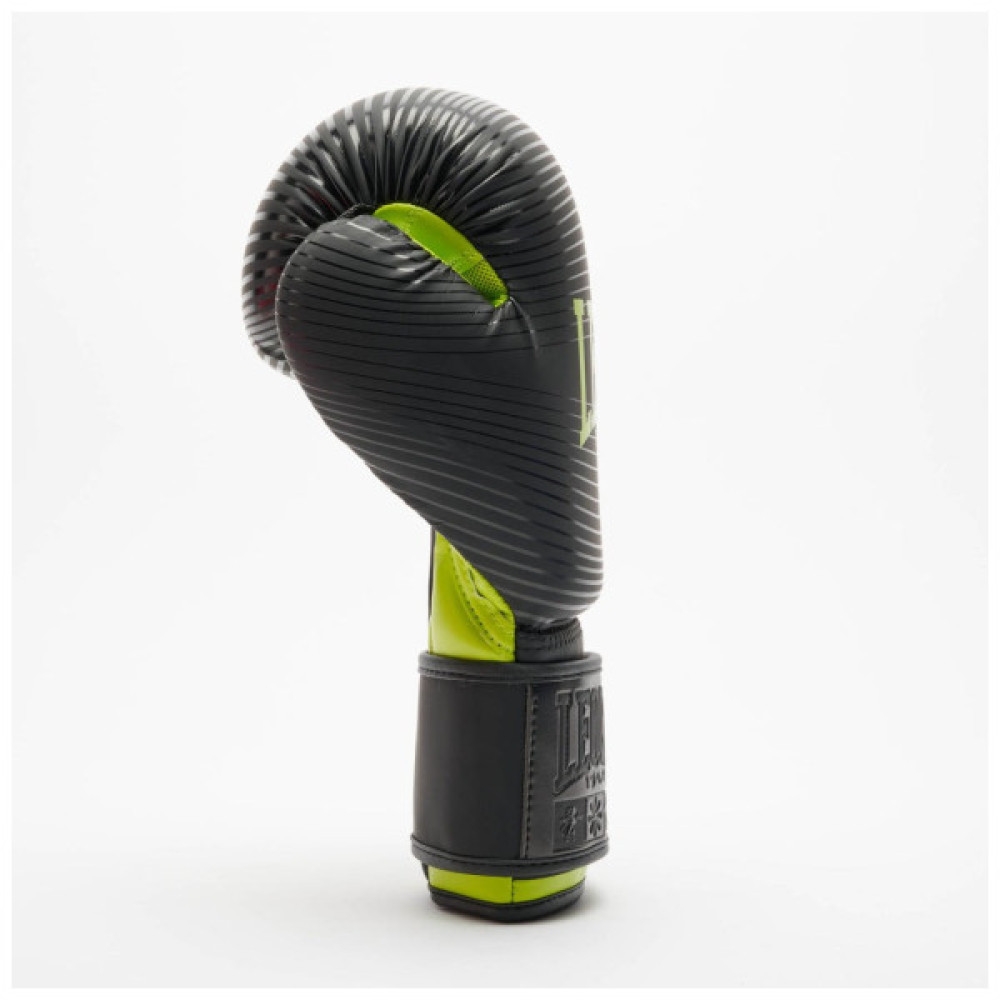 Боксерські рукавички Leone GN313 Waves Black 10 унцій (GN313_Black_10oz)