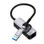Адаптер USB-C + USB A to RJ45 Ethernet 1000Mbps ColorWay (CW-AD-CRG) Адаптер USB-C + USB A to RJ45 Ethernet 1000Mbps ColorWay (CW-AD-CRG)