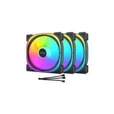 Кулер до корпусу PcCooler EF 120 ARGB BK 3 IN 1 Black Кулер до корпусу PcCooler EF 120 ARGB BK 3 IN 1 Black