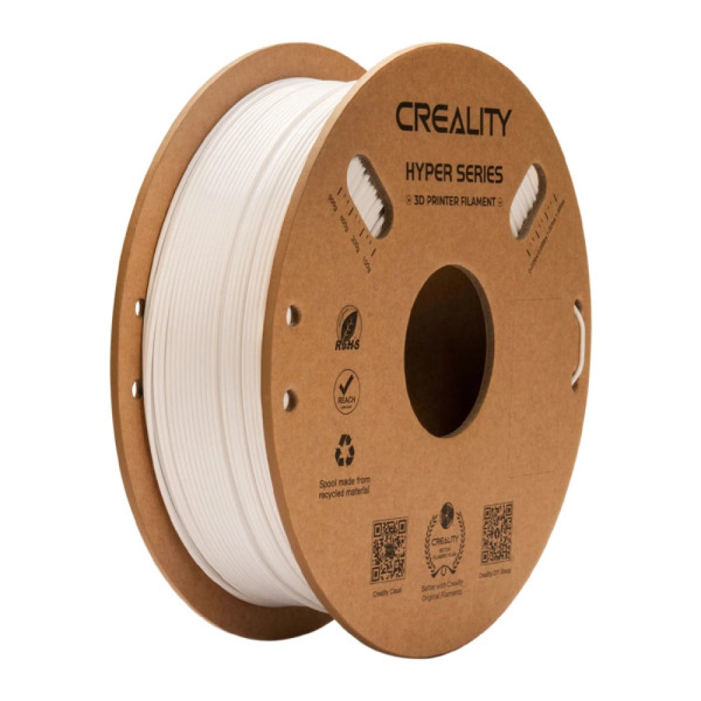 Пластик для 3D-принтера Creality Hyper PETG 1.75мм, white, 1кг (3301030040)