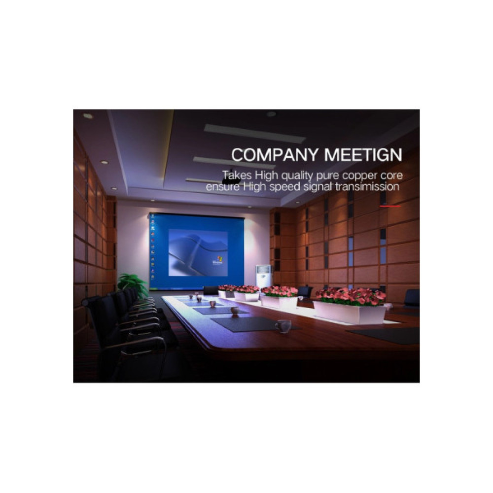 Кабель мультимедійний 3.5mm M to 2xRCA M 1.0m AV116 black UGREEN (10749)