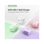 Зарядний пристрій VENTION 1xUSB-C 20W PD3.0/QC3.0 Purple (FEJV0-EU)