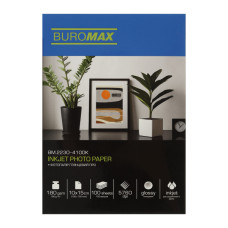 Фотопапір Buromax PRO 10х15см, Glossy 180 г/м2, 100ст. (BM.2230-4100K)