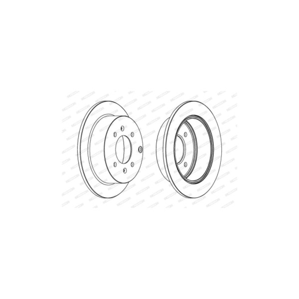 Гальмівний диск FERODO DDF1448