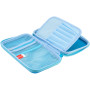 Пенал Cool For School з тисненням, 1 відділення (QT-5704-Blue) Пенал Cool For School з тисненням, 1 відділення (QT-5704-Blue)