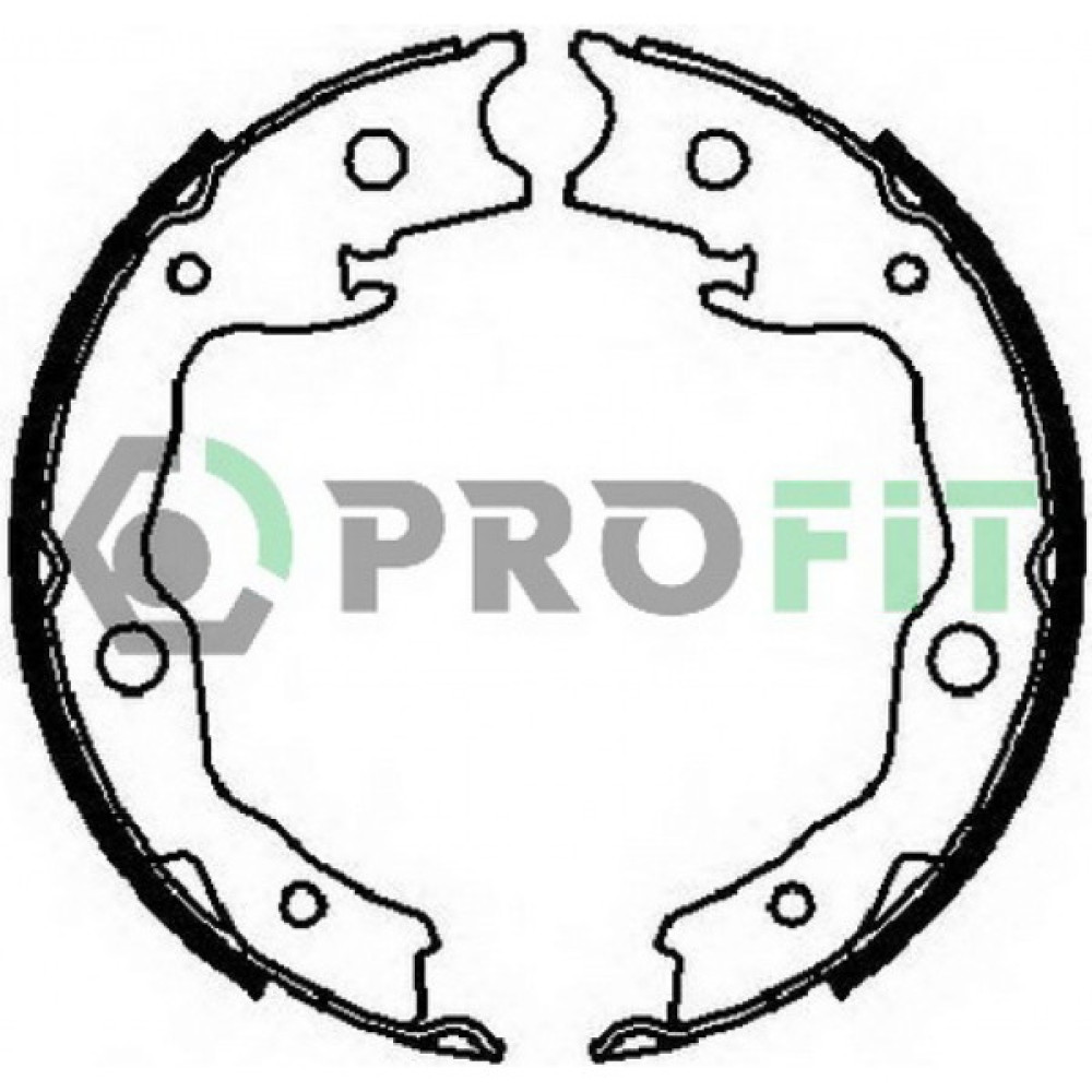 Гальмівні колодки Profit 5001-4029 Гальмівні колодки Profit 5001-4029