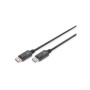 Кабель мультимедійний DisplayPort M to DisplayPort M 3.0m 4K black Digitus (AK-340100-030-S) Кабель мультимедійний DisplayPort M to DisplayPort M 3.0m 4K black Digitus (AK-340100-030-S)
