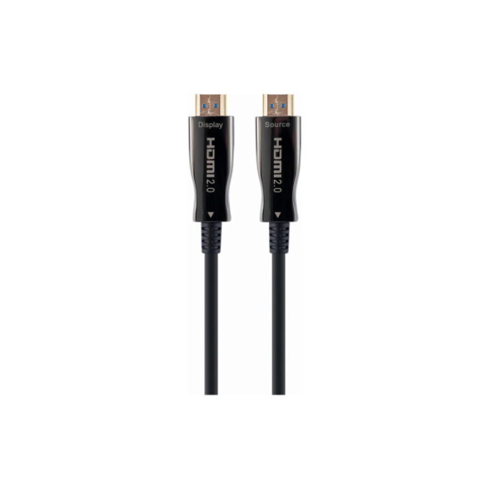 Кабель мультимедійний HDMI M to HDMI M 30.0m V2.0 4K 60Hz AOC Cablexpert (CCBP-HDMI-AOC-30M-02)