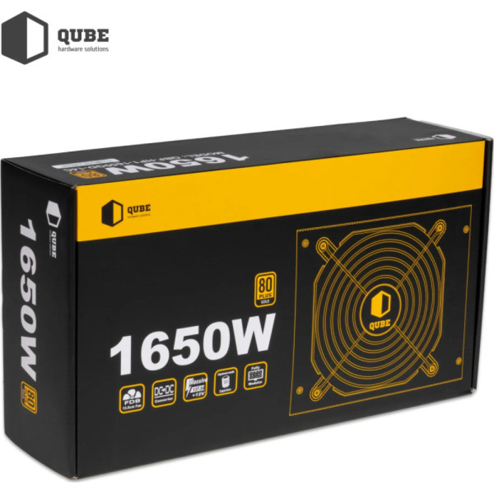 Блок живлення Qube 1650W (QBF-HP1-1650GD-14C)