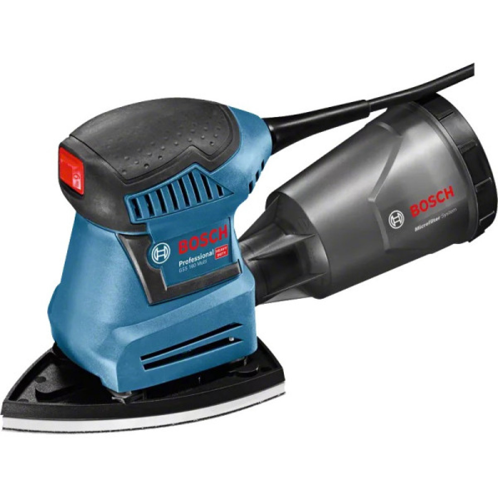 Шліфмашина ексцентрикова Bosch Professional GSS 160 Multi 180Вт 24000об/хв 1.2кг