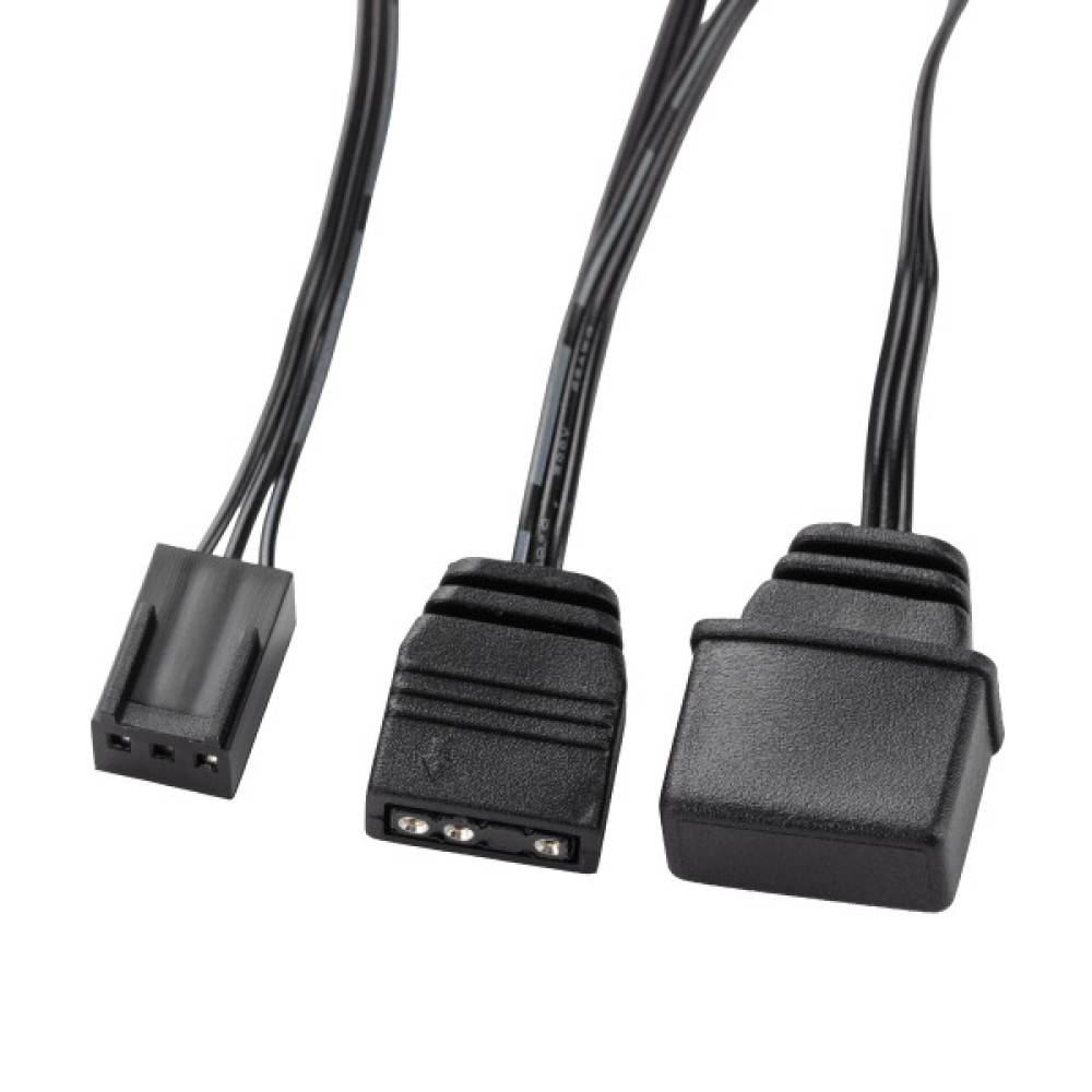 Корпусний вентилятор 2E GAMING Air Cool X Fan ACF120XB-ARGB, 120мм, 1200rpm, 3pin, 3pin +5VARGB, 20,4dBa, чорний