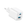 Зарядний пристрій Anker PowerPort 323 33W USB-C + USB-C White (A2331G21)