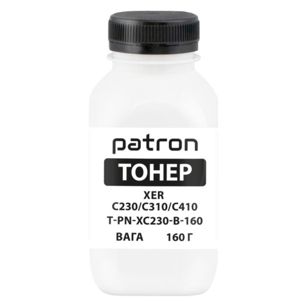 Тонер XER C230/C310/C410, 160 г, Black Patron (PN-XC230-B-160)