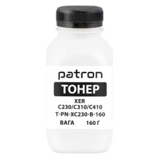 Тонер XER C230/C310/C410, 160 г, Black Patron (PN-XC230-B-160)