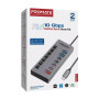 Концентратор Promate USB Hub 7 ports gegahub-10g (gegahub-10g) Концентратор Promate USB Hub 7 ports gegahub-10g (gegahub-10g)