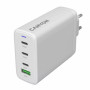 Зарядний пристрій Canyon CU140ACC GaN 150W 3xPD 1xQC EU White (CNS-CUW140ACC) Зарядний пристрій Canyon CU140ACC GaN 150W 3xPD 1xQC EU White (CNS-CUW140ACC)