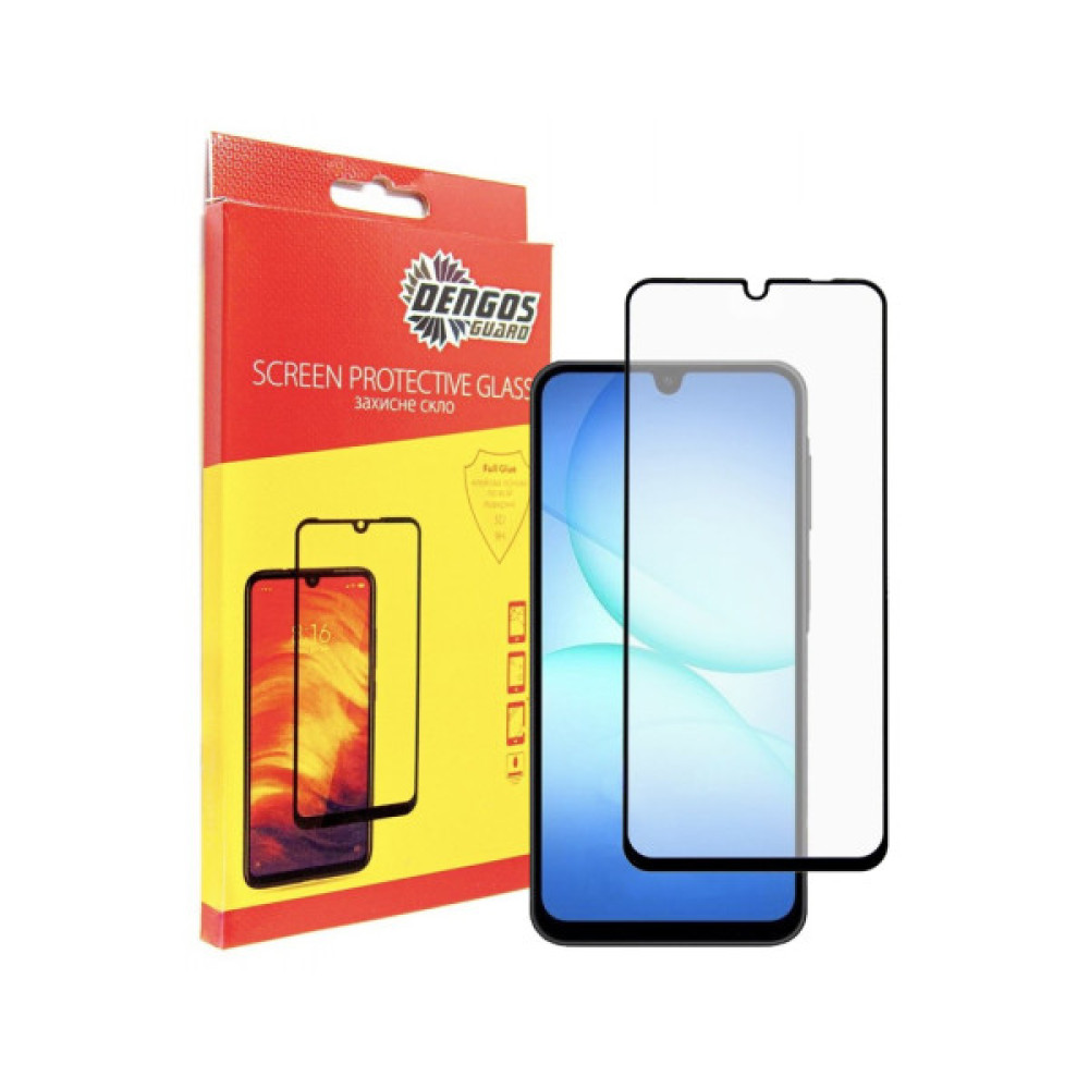 Скло захисне Dengos Full Glue Samsung Galaxy A17 Black (TGFG-407) Скло захисне Dengos Full Glue Samsung Galaxy A17 Black (TGFG-407)