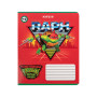 Зошит Kite Ninja Turtles, 18 аркушів, лінія (NT24-237) Зошит Kite Ninja Turtles, 18 аркушів, лінія (NT24-237)