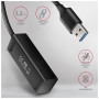 Концентратор AXAGON USB 3.1 to 4xUSB 3.0 1.2m black (HUE-M1AL)