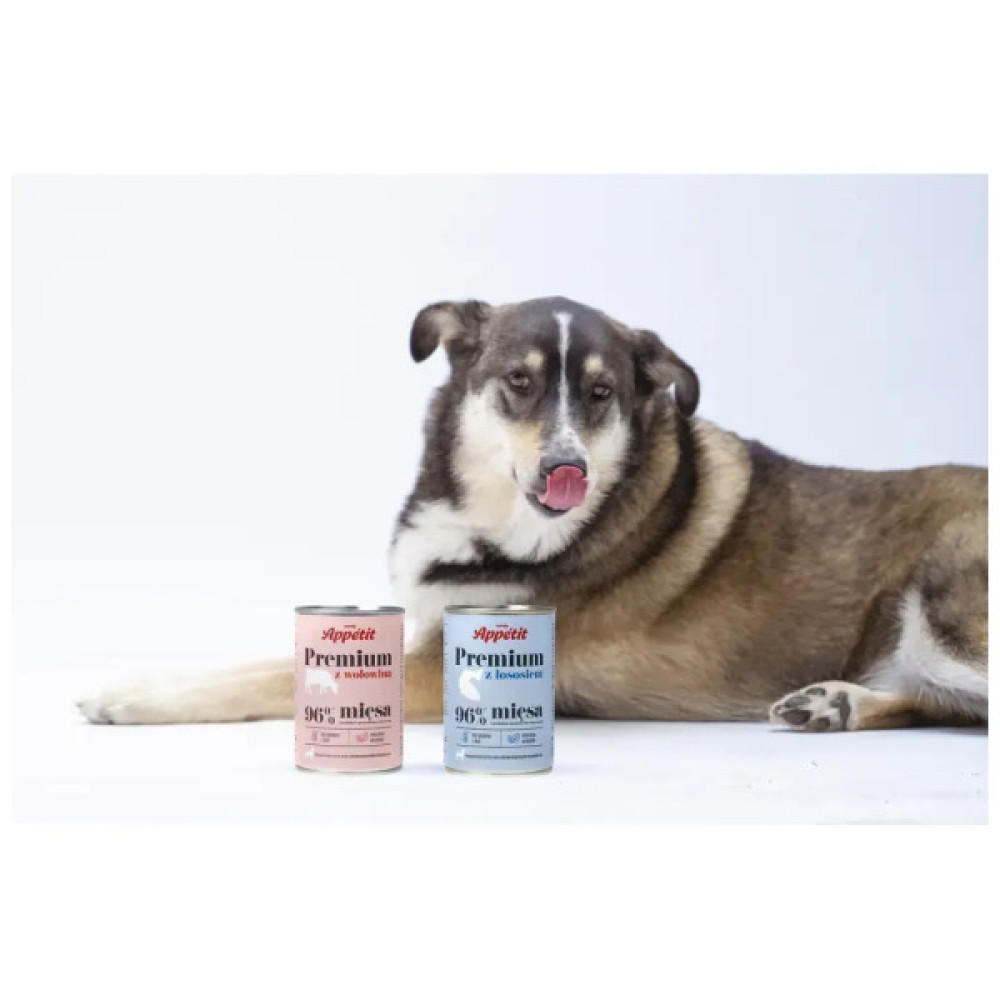 Консерви для собак Comfy Appetit Premium з лососем 400 г (5905546340588)