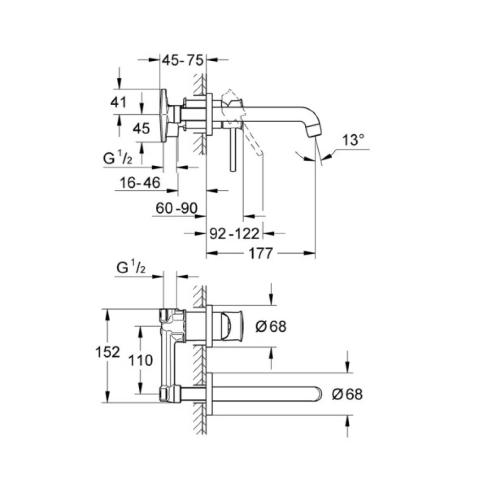 Змішувач Grohe 2029200C (CV032455)