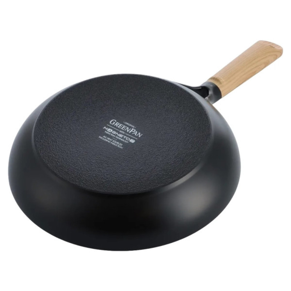 Сковорода GreenPan Eco Smartshape Вок 28 см 3,6 л світле дерево (CC006448-001)
