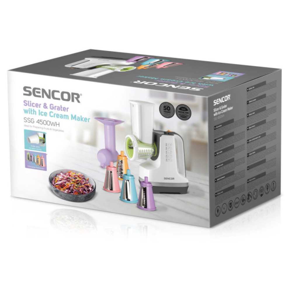 Кухонний комбайн Sencor SSG 4500WH