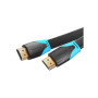Кабель мультимедійний HDMI M to HDMI M 5.0m 4K30Hz black Vention (VAA-B02-L500)