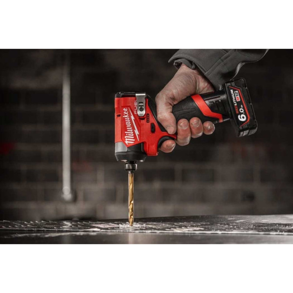 Гвинтоверт ударний акумуляторний Milwaukee M12 FID2-0 12В 3600об·хв 170Нм 1/4" 1.09кг без АКБ та ЗП