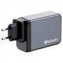 Зарядний пристрій Verbatim GaN 240 W 4 ports (USB-C-140 W,USB-C-100 W,USB-C-65 W /USB-A -3.0) (32205) Зарядний пристрій Verbatim GaN 240 W 4 ports (USB-C-140 W,USB-C-100 W,USB-C-65 W /USB-A -3.0) (32205)