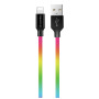 Дата кабель USB 2.0 AM to Lightning 1.0m multicolor ColorWay (CW-CBUL016-MC) Дата кабель USB 2.0 AM to Lightning 1.0m multicolor ColorWay (CW-CBUL016-MC)