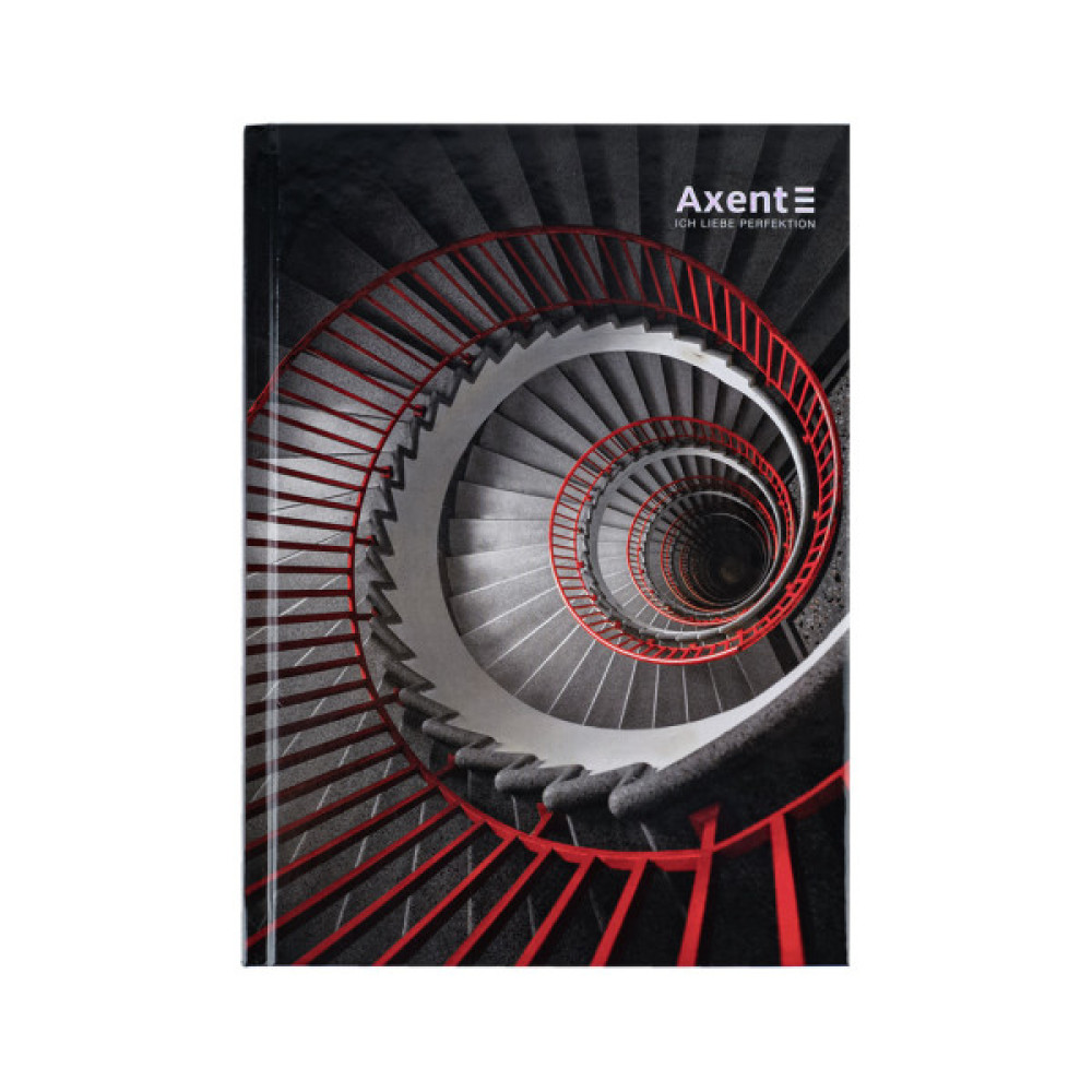 Книга записна Axent R&B Ladder А5, 96 аркушів, клітинка, тверда обкладинка (8457-6-A)