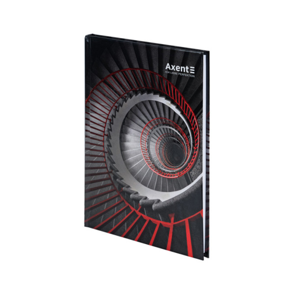 Книга записна Axent R&B Ladder А5, 96 аркушів, клітинка, тверда обкладинка (8457-6-A)