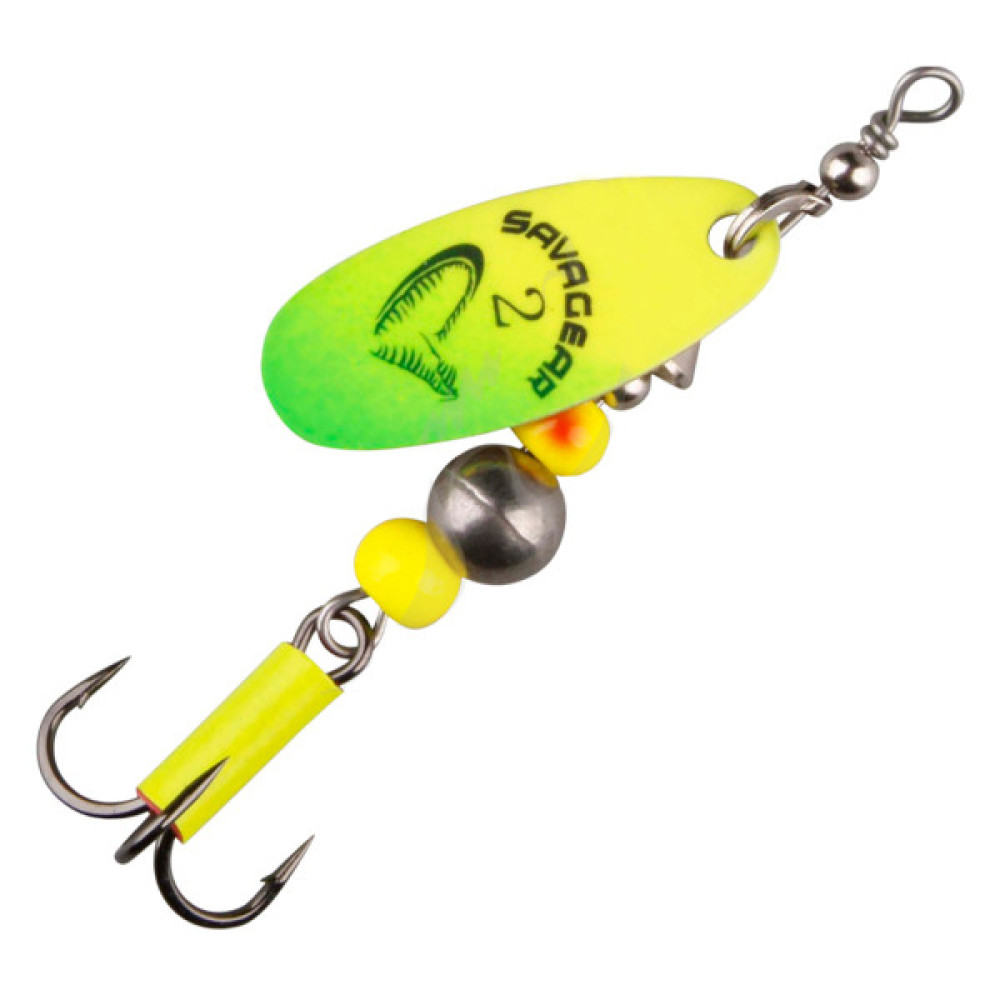 Блешня Savage Gear Caviar Spinner #4 18.0g 07-Fluo Yellow/Chartreuse (1854.05.66)