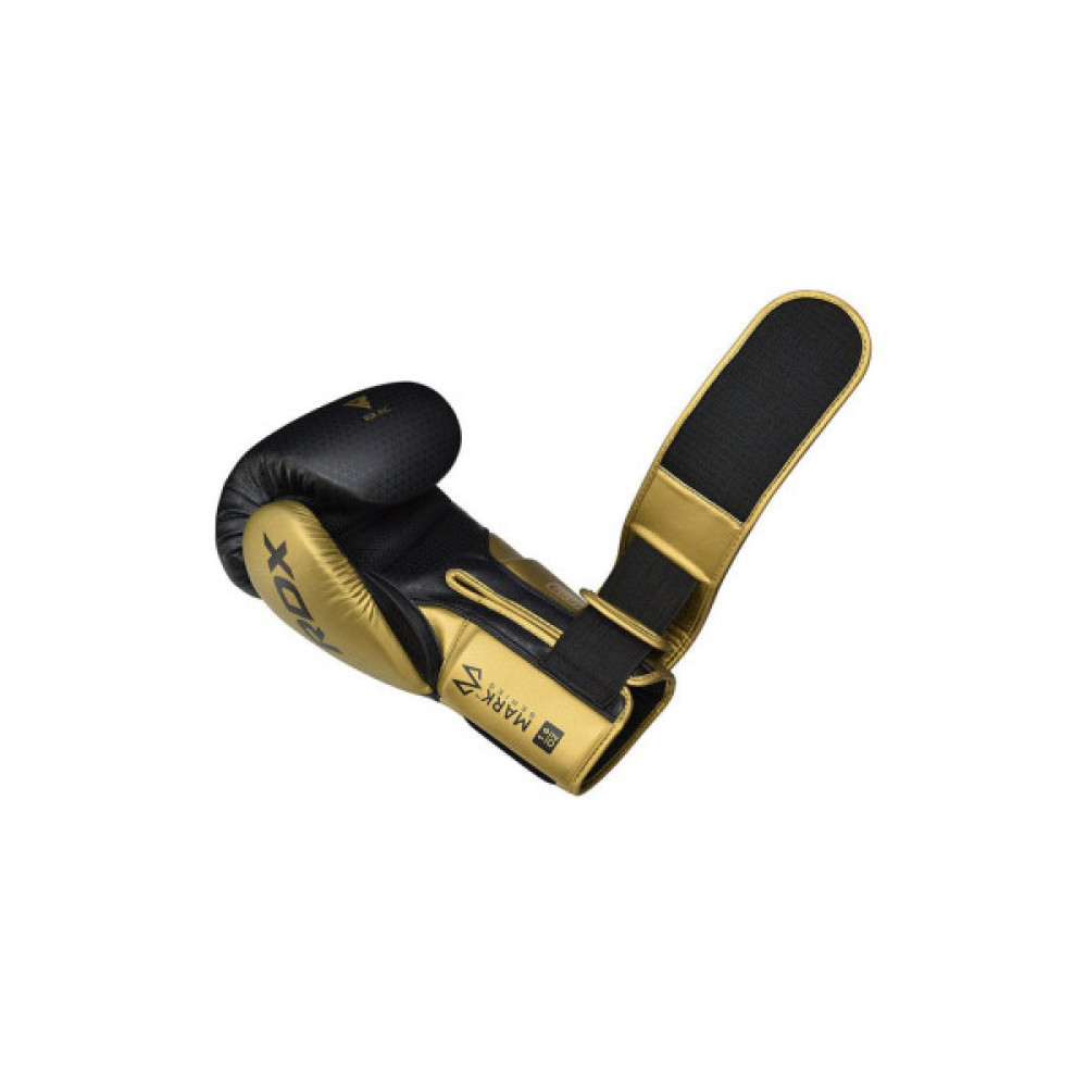 Боксерські рукавички RDX Mark Pro Sparring Tri Lira 2 Golden 14 oz (BGM-PSTL2G-14OZ)
