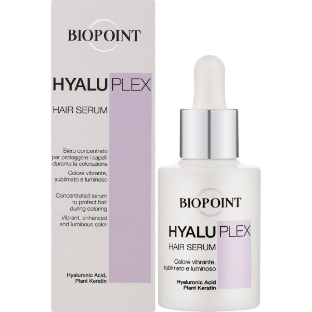 Сироватка для волосся Biopoint Hyaluplex Hair Serum Для захисту під час фарбування 30 мл (8052862411427)